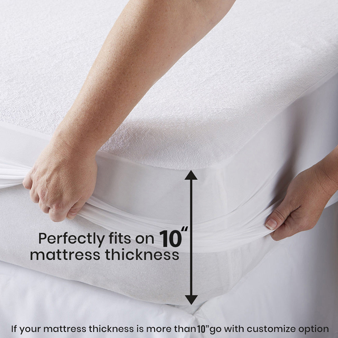 100% Waterproof Fitted Style Mattress Protector