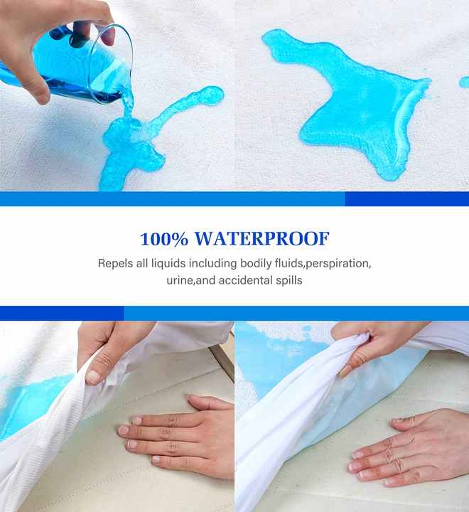 100% Waterproof Fitted Style Mattress Protector