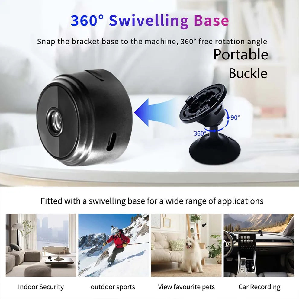 Mini Wifi Camera With A9 Surveillance Security