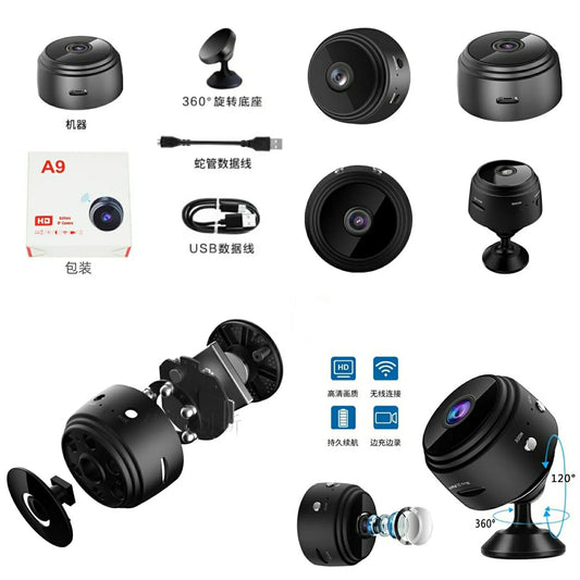 Mini Wifi Camera With A9 Surveillance Security