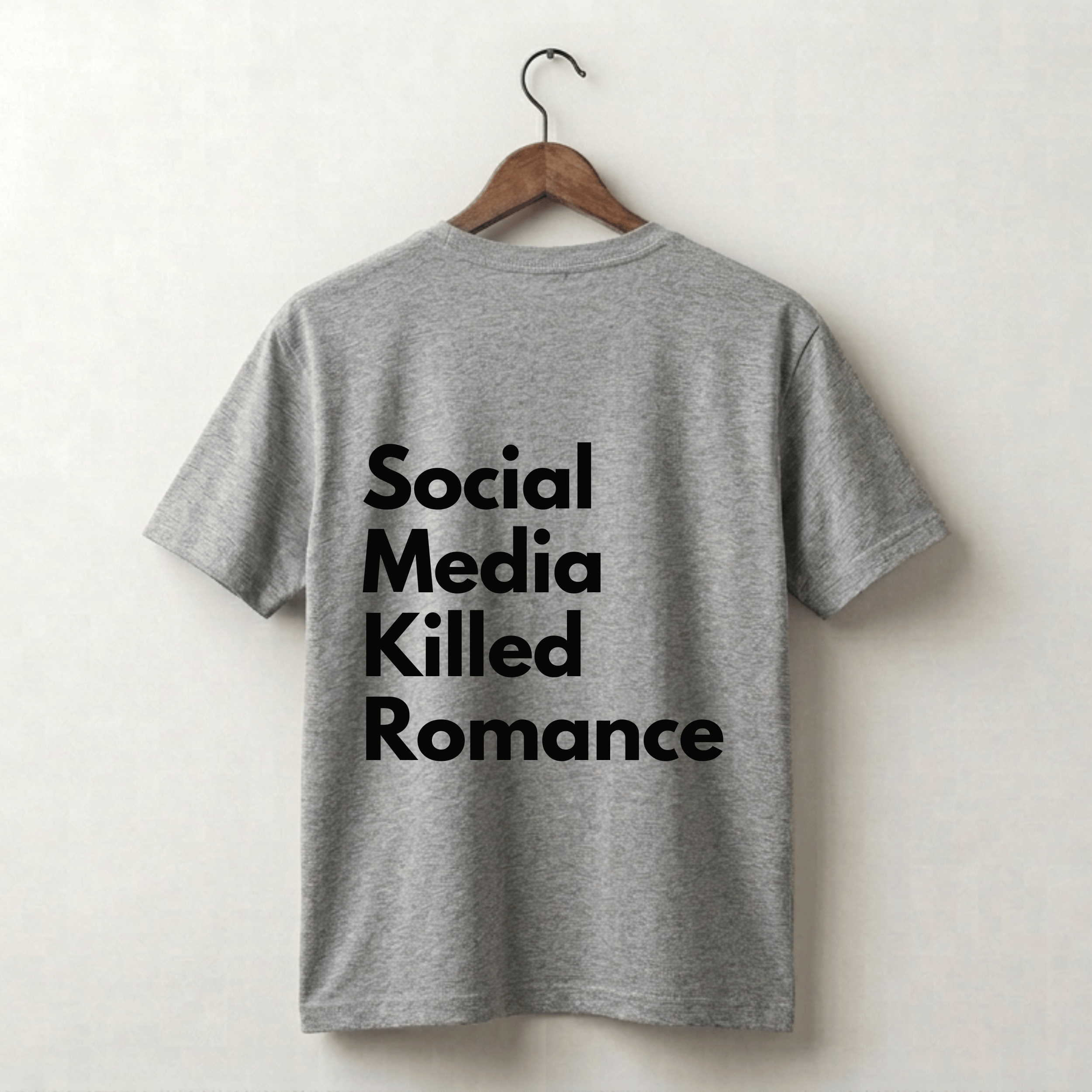 Social Media Killed Romance Premium Tee