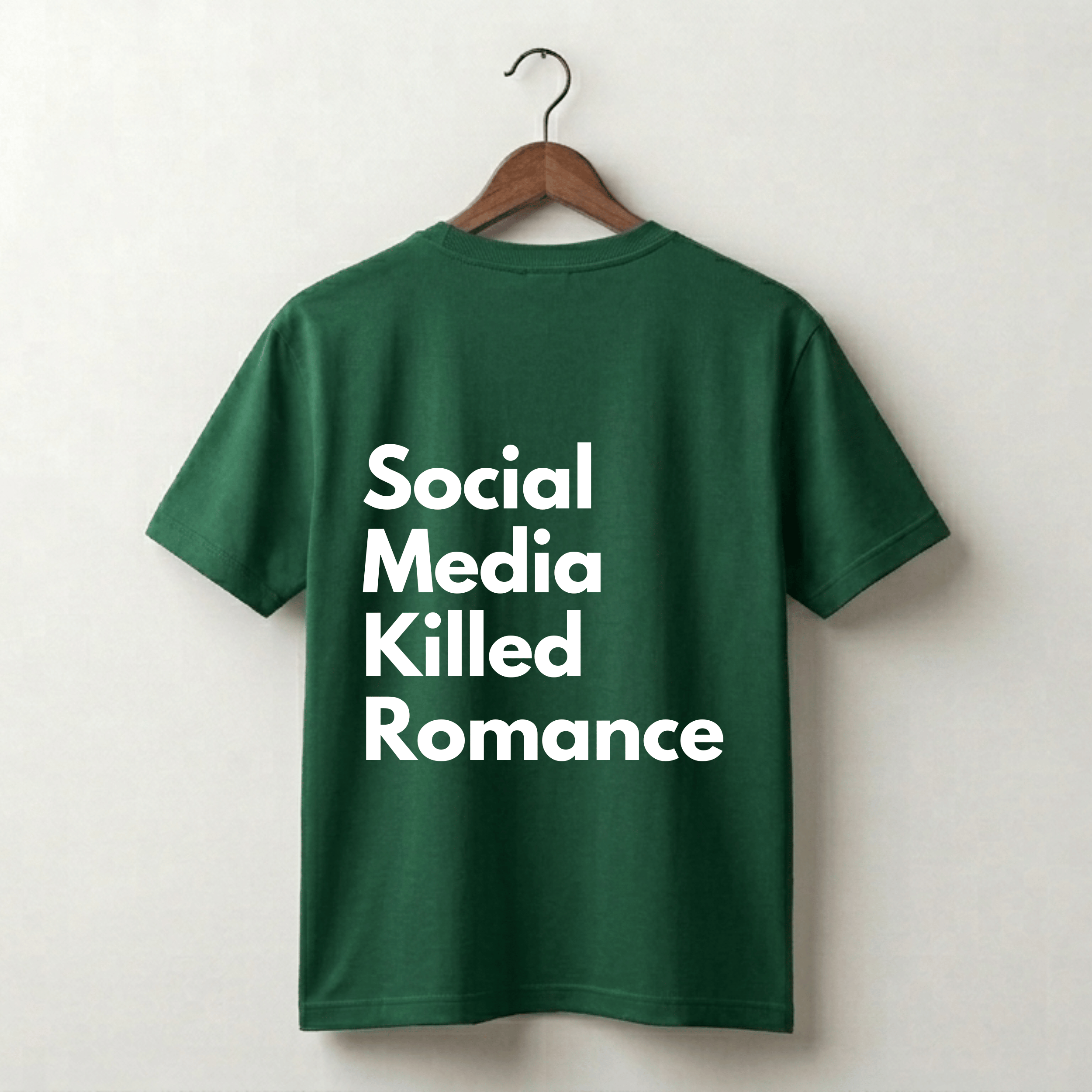 Social Media Killed Romance Premium Tee