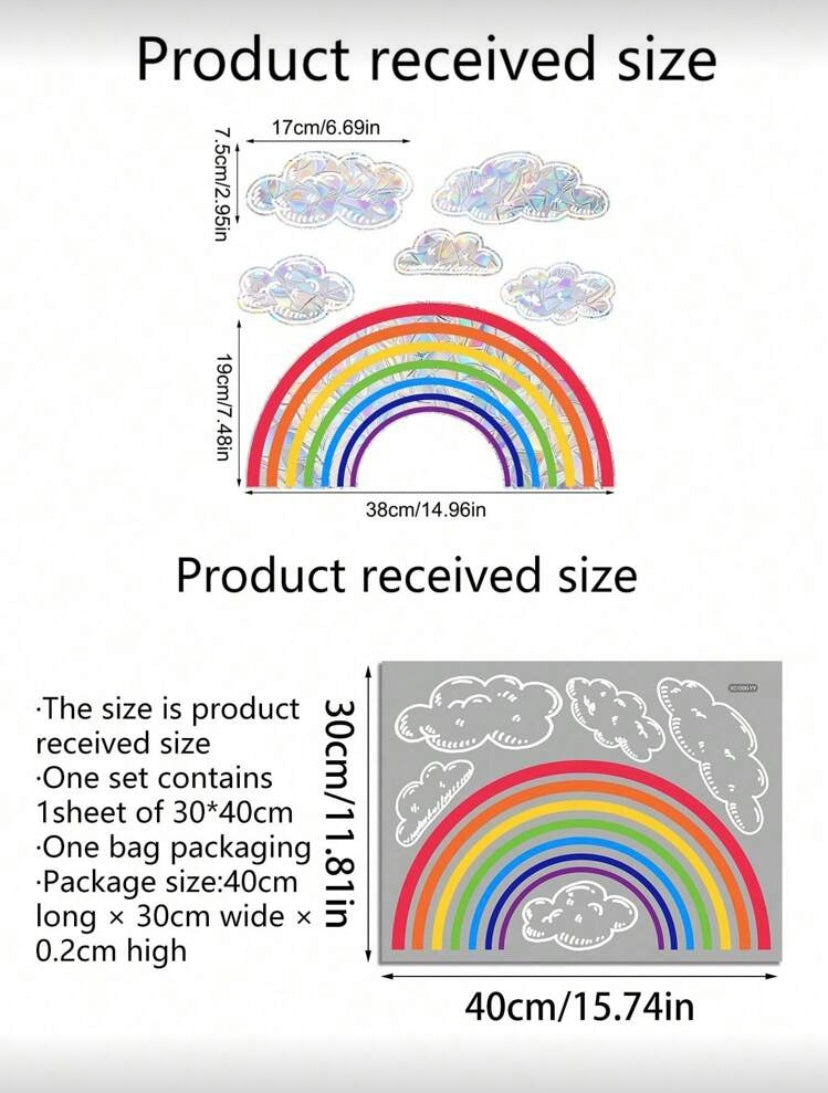 Sun Catcher Window Glass Stickers – Choose Your Design