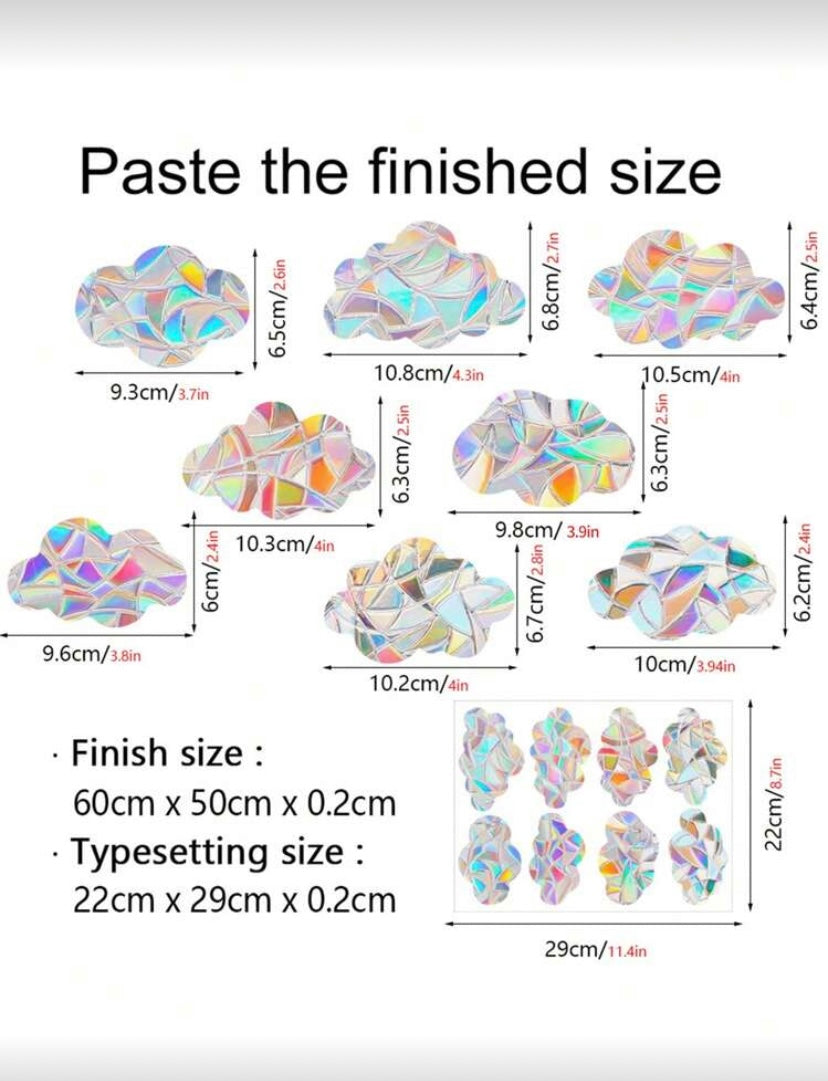 Sun Catcher Window Glass Stickers – Choose Your Design