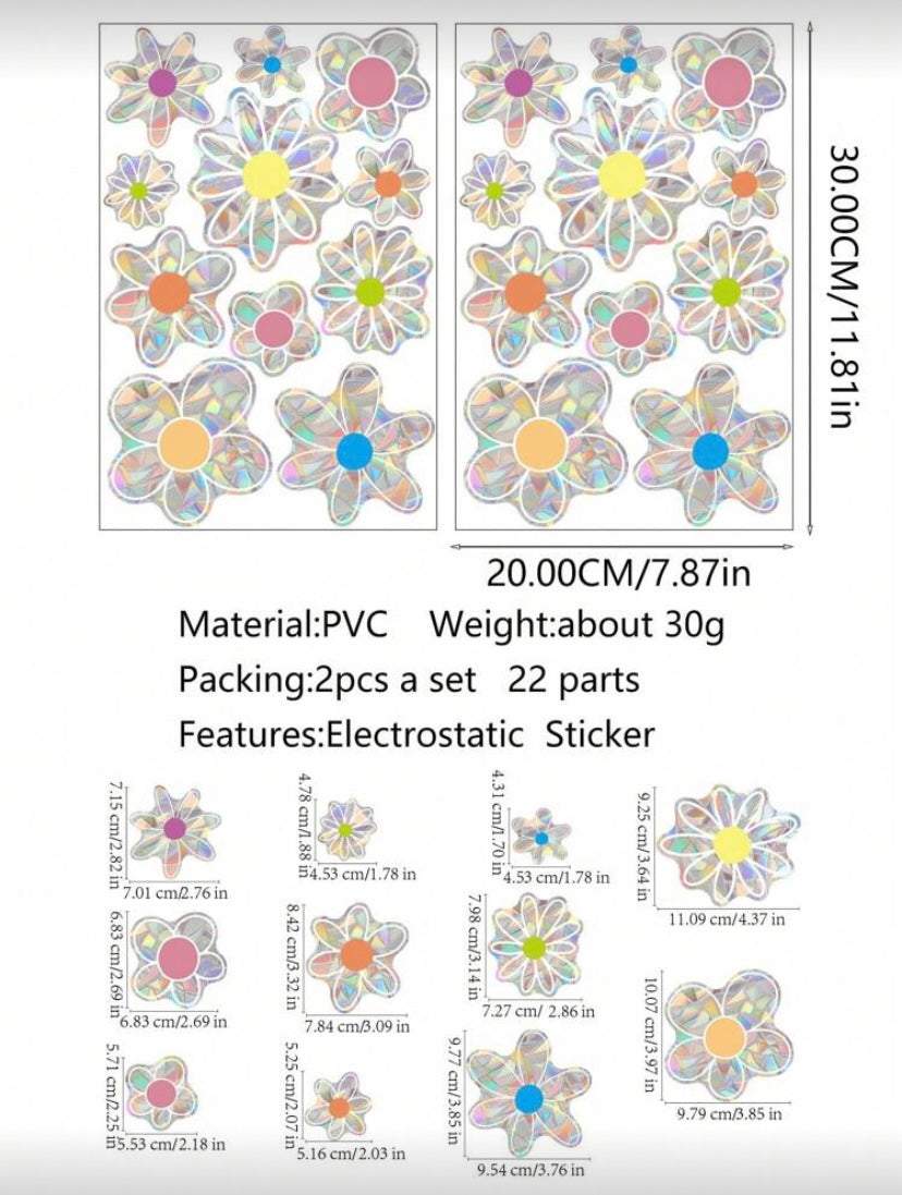Sun Catcher Window Glass Stickers – Choose Your Design