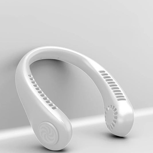 Bladeless Neck Fan – 360° Cooling