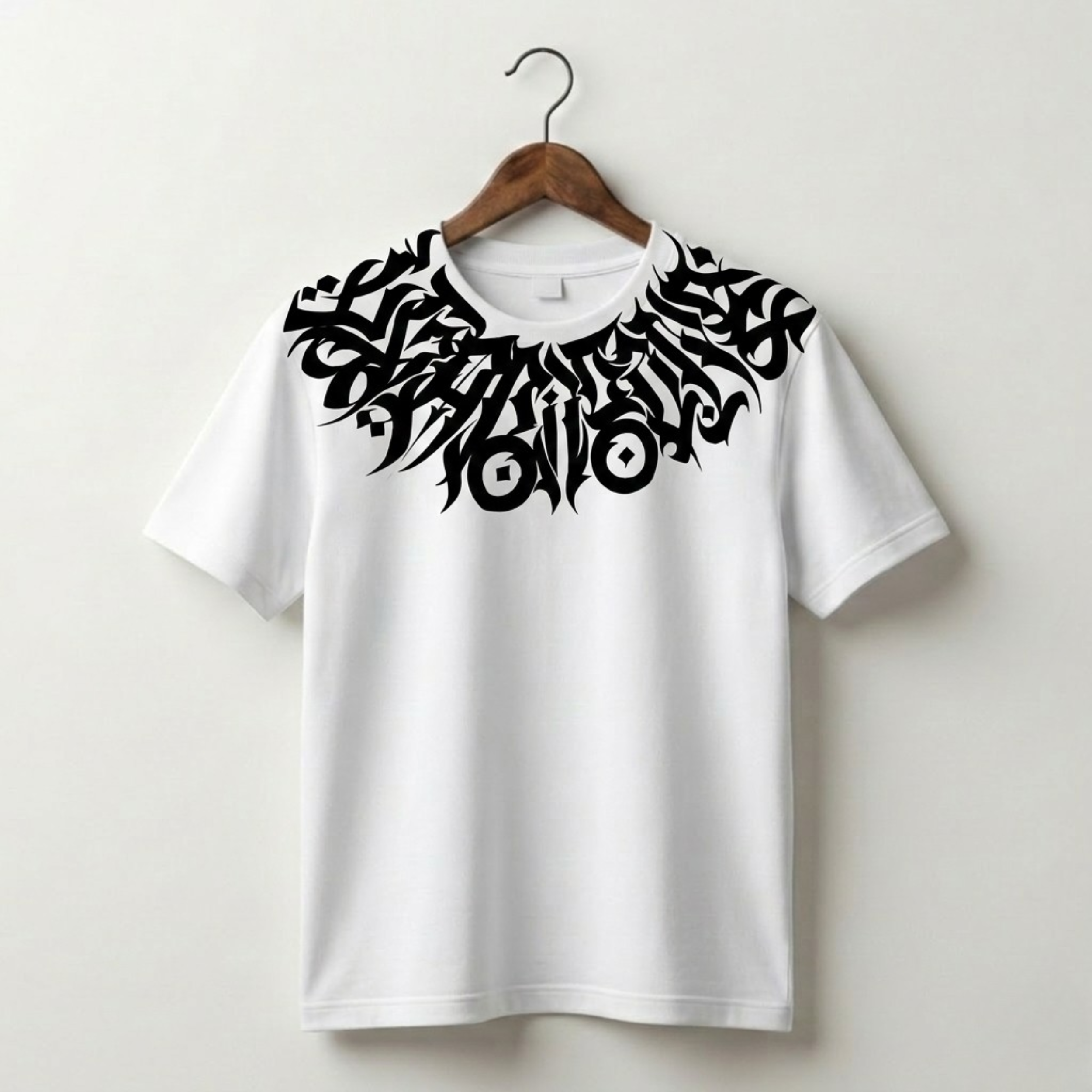 Calligraphy Neckline Premium Tee